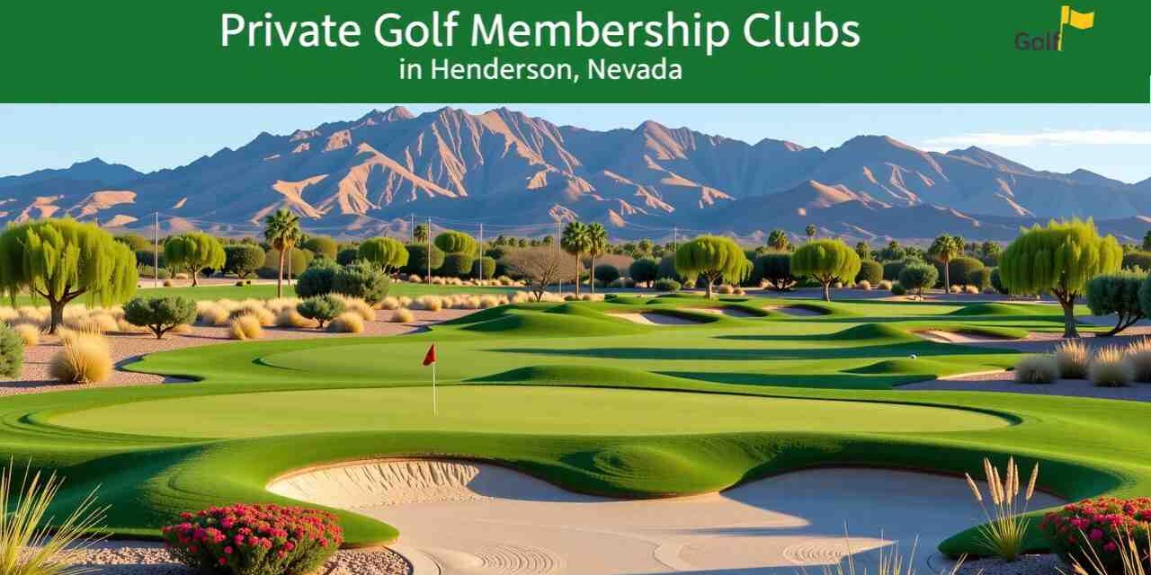 Private Membership-Only Country Clubs in Henderson